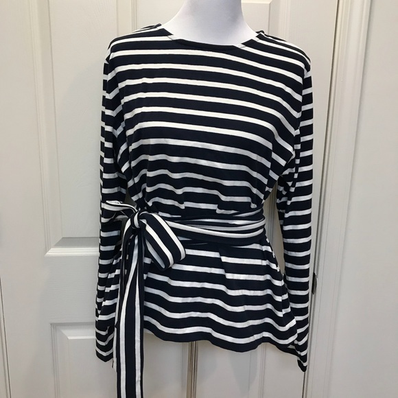 NWOT Wraparound J.Crew Top - Picture 1 of 3